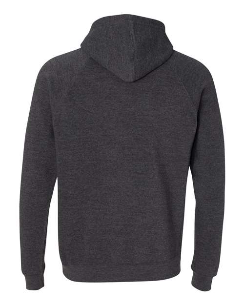 Unisex Special Blend Raglan Hooded Sweatshirt - Carbon Back