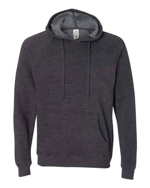 Unisex Special Blend Raglan Hooded Sweatshirt - Carbon Front