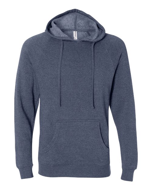 Independent Trading Co. Unisex Special Blend Raglan Hooded Sweatshirt - Midnight Navy Front