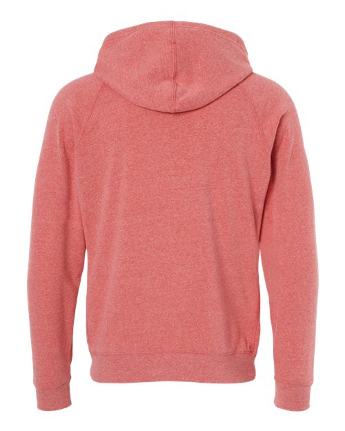 Unisex Special Blend Raglan Hooded Sweatshirt - Pomegranate Back