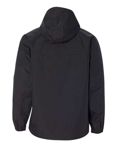 Unisex Torrent Waterproof Hooded Jacket - Black Back