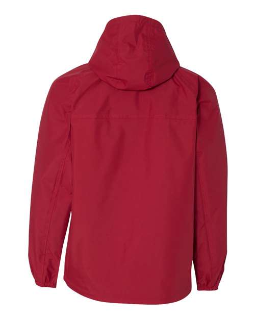 Unisex Torrent Waterproof Hooded Jacket - Red Back