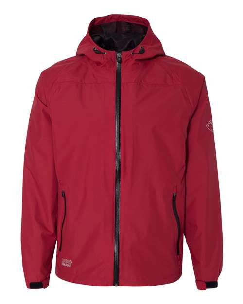 Unisex Torrent Waterproof Hooded Jacket - Red Front