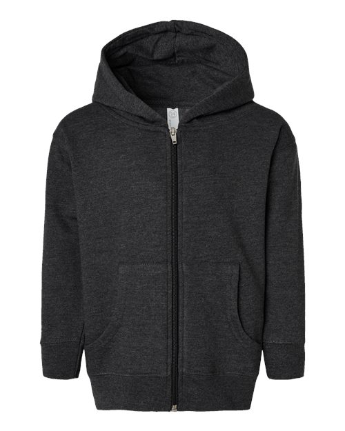 Toddler Full-Zip Fleece Hoodie Sweatshirt - Vintage Smoke Front
