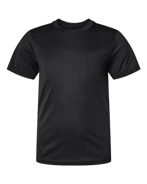 Youth Nexgen Performance T-Shirt - Black Front