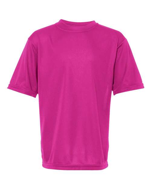 Youth Nexgen Performance T-Shirt - Power Pink Front