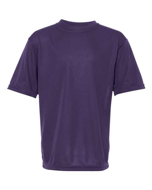 Youth Nexgen Performance T-Shirt - Purple Front