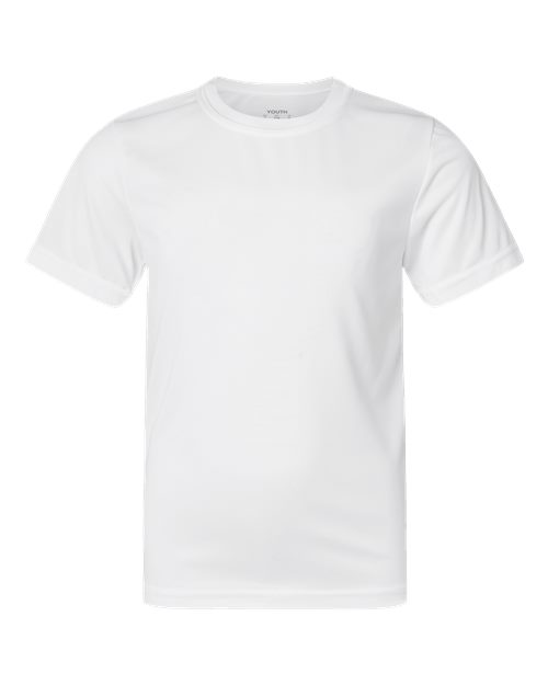 Youth Nexgen Performance T-Shirt - White Front