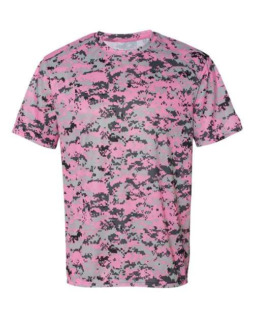Men's Digital Camo T-Shirt - Pink Digital Front