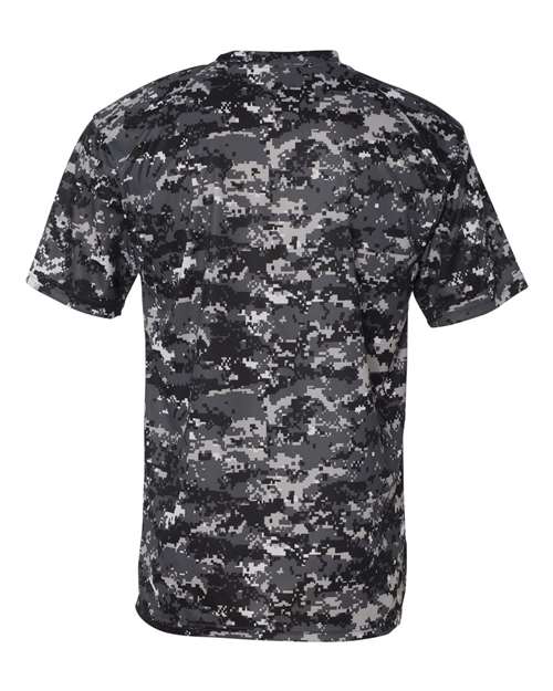 Men's Digital Camo T-Shirt - Graphite Digital Back