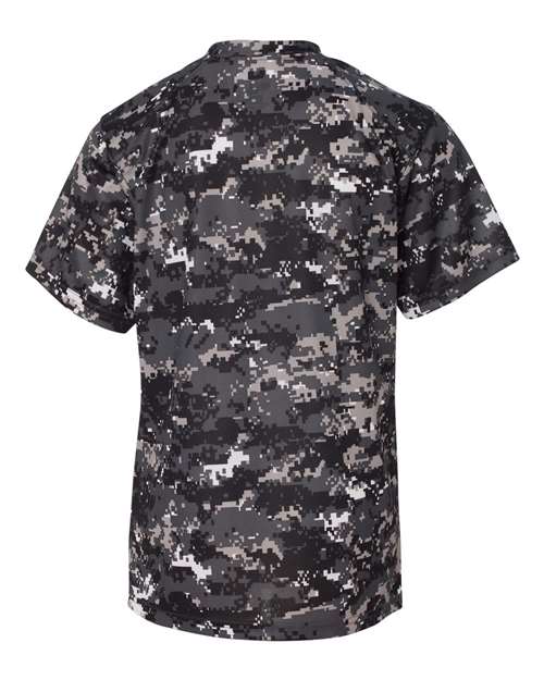 Youth Digital Camo T-Shirt - Graphite Digital Back