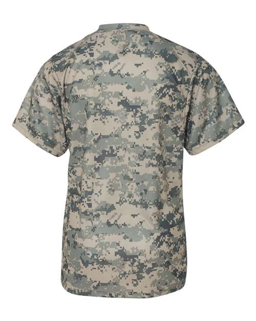 Youth Digital Camo T-Shirt - Sand Digital Back