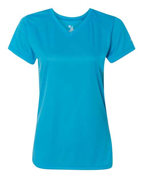 Women’s B-Core V-Neck T-Shirt - Electric Blue Front