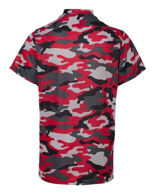 Youth Camo T-Shirt - Red Back