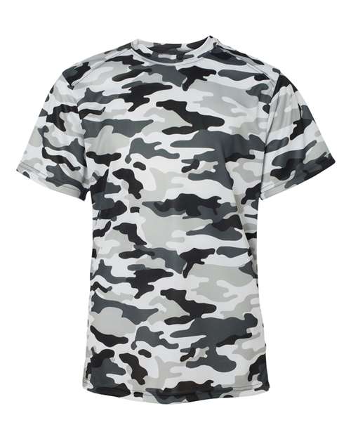 Youth Camo T-Shirt - White Front