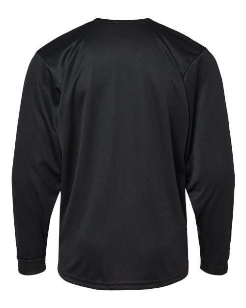 Youth Performance Long Sleeve T-Shirt - Black Back