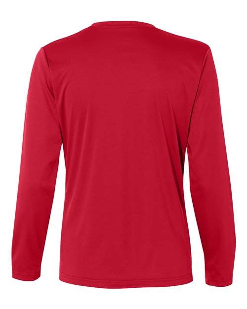 Youth Performance Long Sleeve T-Shirt - Red Back