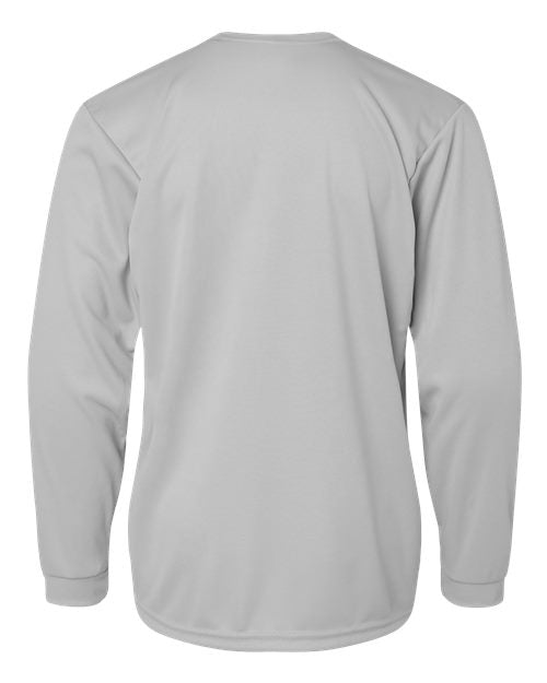 Youth Performance Long Sleeve T-Shirt - Silver Back