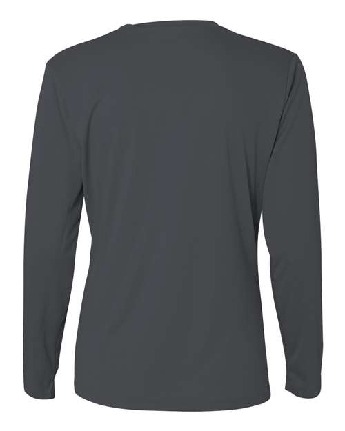 Women's Performance Long Sleeve T-Shirt - Graphite Back