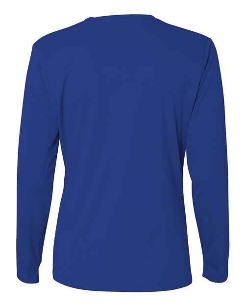 Women's Performance Long Sleeve T-Shirt - Royal Back
