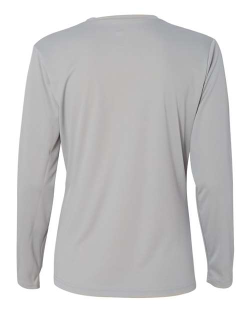 Women's Performance Long Sleeve T-Shirt - Silver Back