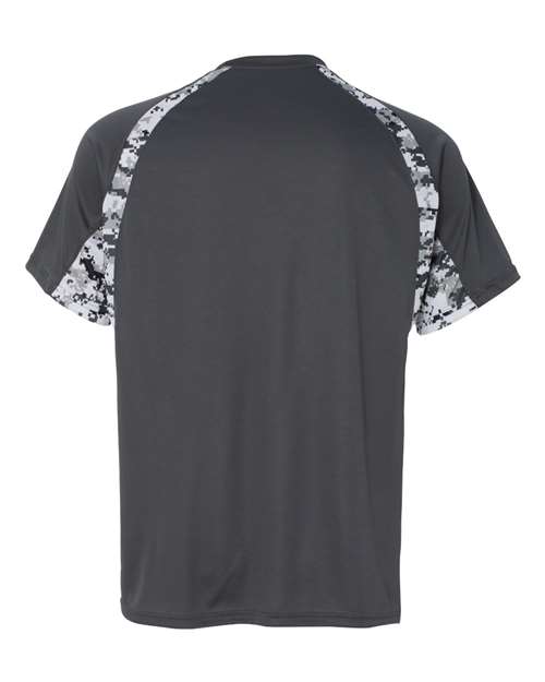 Men's Hook Digital T-Shirt - Graphite/ White Back