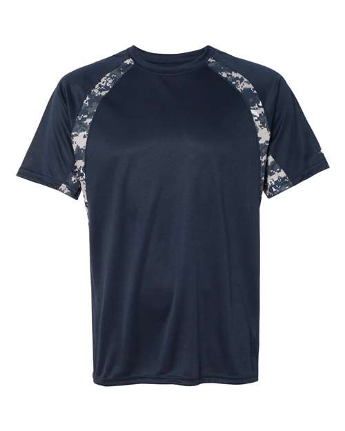 Men's Hook Digital T-Shirt - Navy/ Navy Front