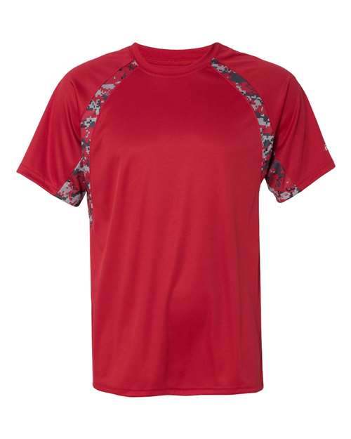 Men's Hook Digital T-Shirt - Red/ Red Front