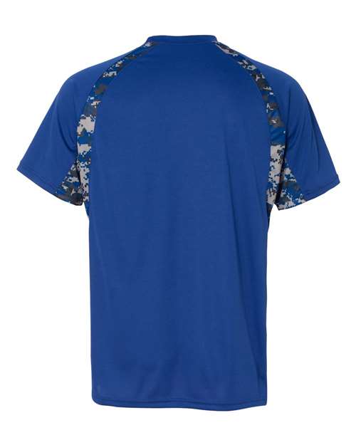 Men's Hook Digital T-Shirt - Royal/ Royal Back