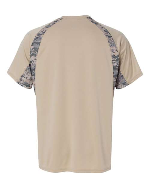 Men's Hook Digital T-Shirt - Sand/ Sand Digital Back