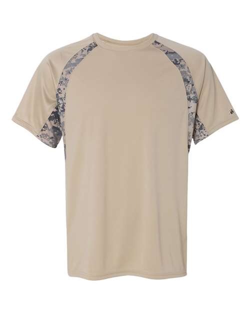 Men's Hook Digital T-Shirt - Sand/ Sand Digital Front