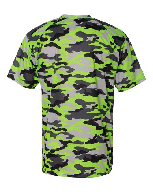 Men's Camo T-Shirt - Lime Back