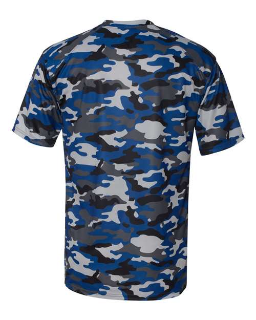 Men's Camo T-Shirt - Royal Back