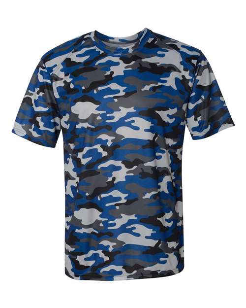 Men's Camo T-Shirt - Royal Front