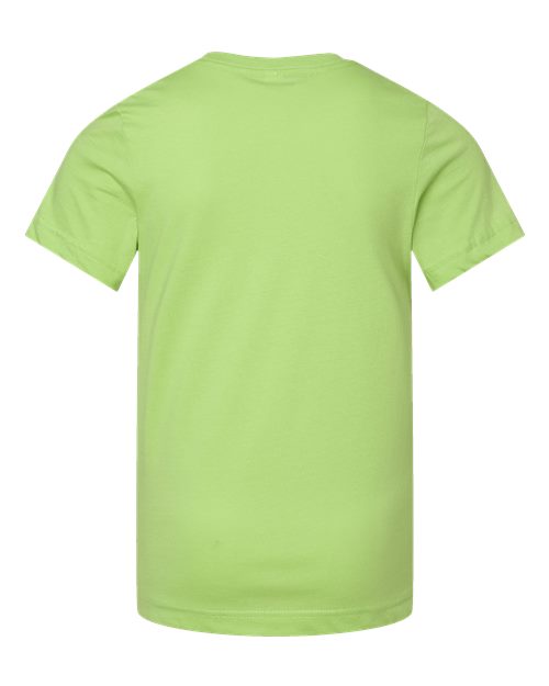Youth Fine Jersey Tee - Key Lime Back