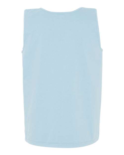 Unisex Garment-Dyed Heavyweight Tank Top - Chambray Back