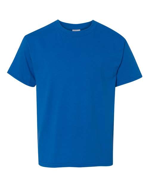 Gildan Youth Heavy Cotton™ T-Shirt - Neon Blue Front