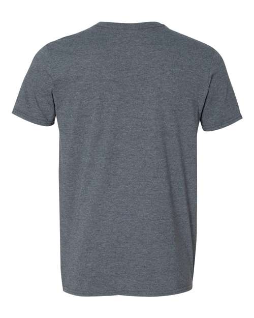 Unisex Softstyle® V-Neck T-Shirt - Dark Heather Back