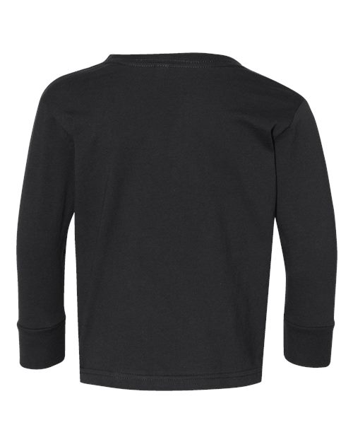Toddler Fine Jersey Long Sleeve Tee - Black Back