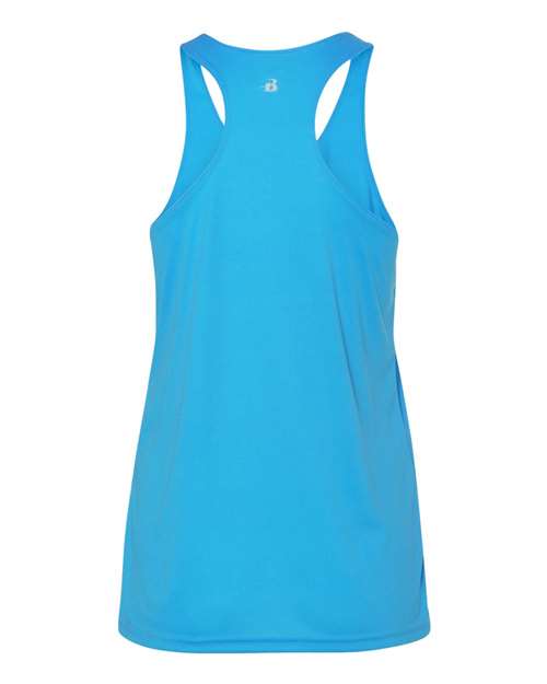 Women’s B-Core Racerback Tank Top - Electric Blue Back