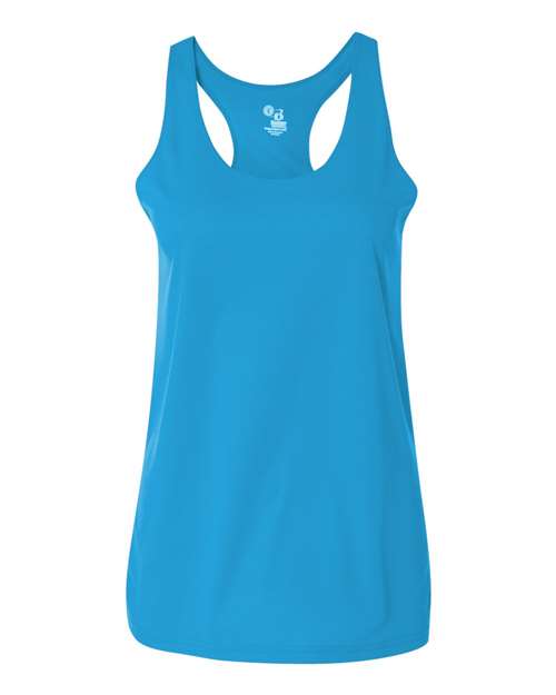 Women’s B-Core Racerback Tank Top - Electric Blue Front