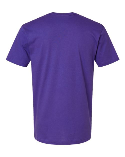 Unisex Fine Jersey Tee - Purple Back
