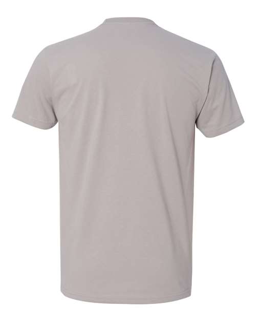 Sueded T-Shirt - Light Grey Back