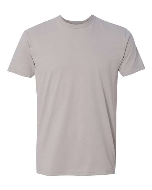 Sueded T-Shirt - Light Grey Front