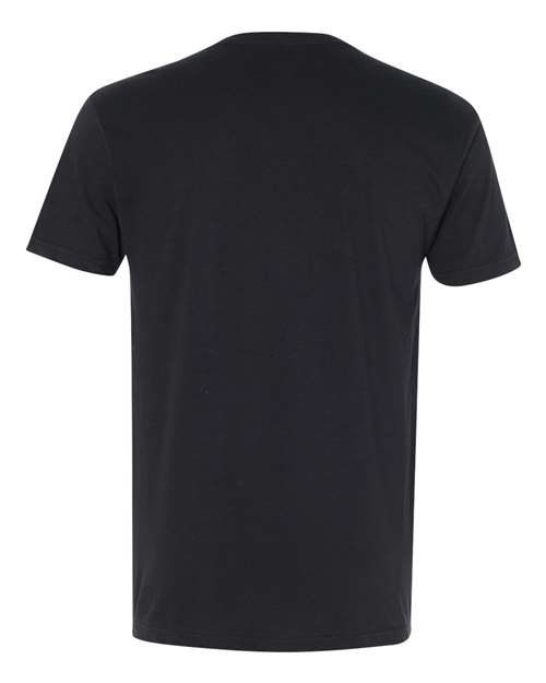 Men's Sueded V-Neck T-Shirt - Black Back