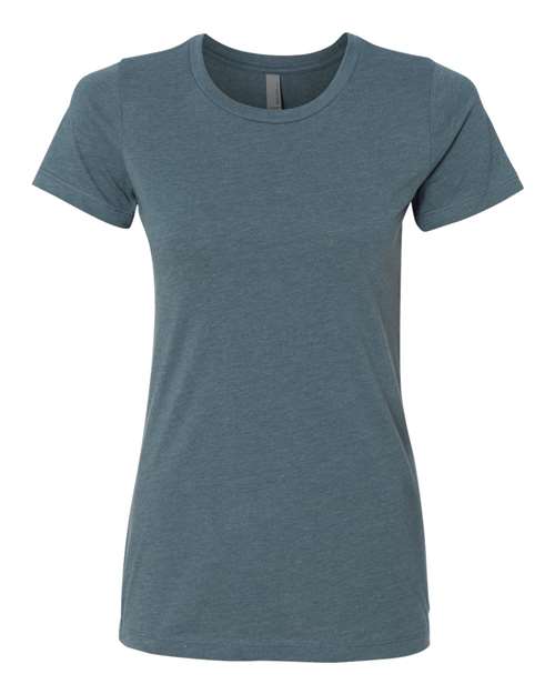 Women’s CVC T-Shirt - Indigo Front
