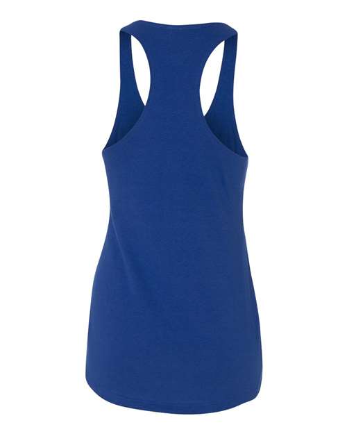 Women’s Lightweight French Terry Racerback Tank - Royal Back