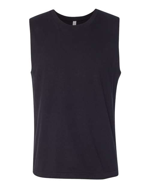 BELLA + CANVAS Jersey Muscle Tank - Black Front