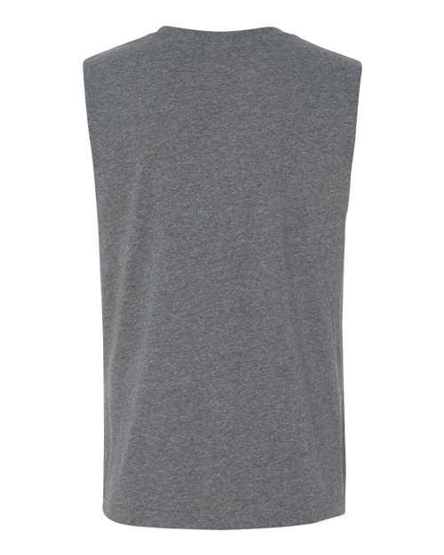 Jersey Muscle Tank - Deep Heather Back