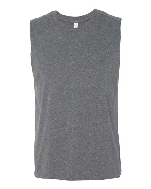 Jersey Muscle Tank - Deep Heather Front